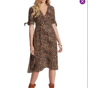 Jessica Simpson Leopard Midi Dress